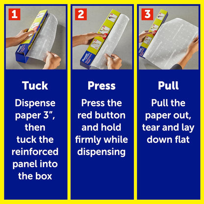 Kitchens Stay Flat Parchment Paper Roll, Non Curling Baking Parchment Paper for Baking and Cooking, Oven Safe up to 425 Degrees, 36 Feet X 15 Inches, 45 Total Sq. Ft.